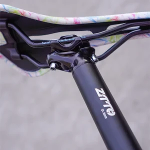 Tubo de sillín ZTTO de doble tornillo 27.2 28.6 31.6 con desplazamiento de 13mm, de aleación de aluminio para bicicletas de montaña y carretera, 350mm 1