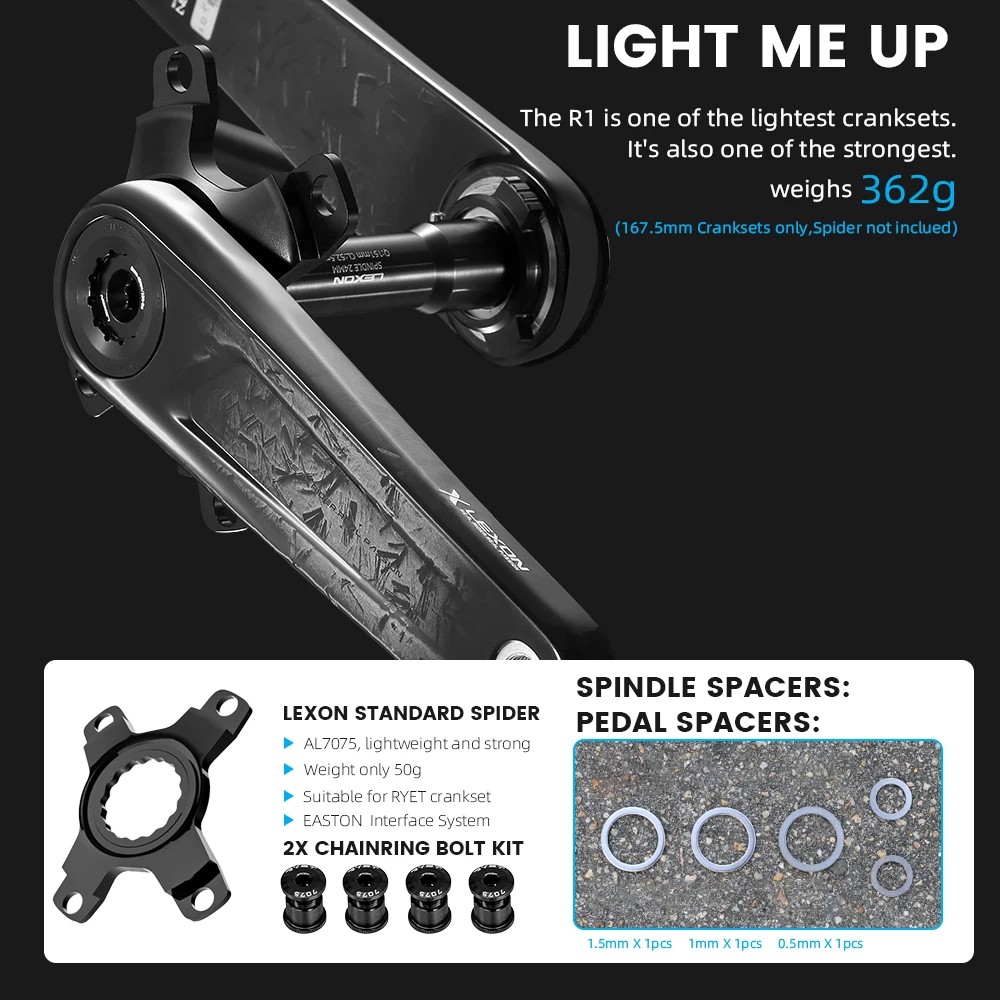 xcadey road mtb bike spider powermeter con base de sensor compatible con shimano srm rotr raceface easton crank chainring 104bcd 110bcd 6 XCADEY Road MTB Bike Spider PowerMeter con base de sensor compatible con Shimano SRM ROTR RaceFace Easton Crank Chainring 104BCD 110BCD 6