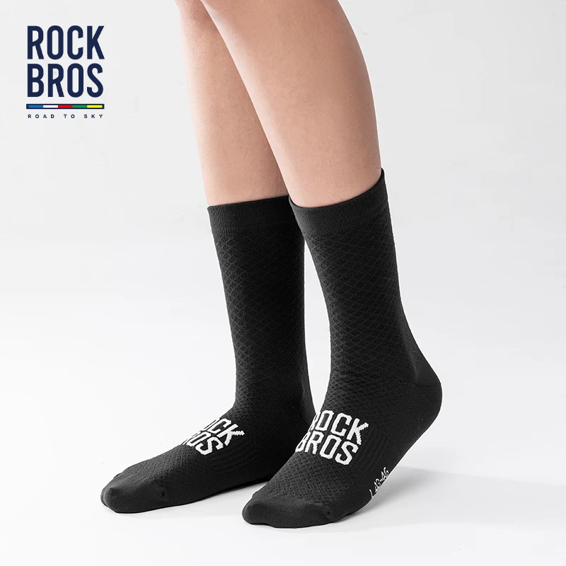 calcetines deportivos rockbros road to sky, calcetines transpirables para ciclismo de montaña y carretera, alta elasticidad, absorción de impactos, un par de calcetines para bicicleta 4 Calcetines deportivos ROCKBROS ROAD TO SKY, calcetines transpirables para ciclismo de montaña y carretera, alta elasticidad, absorción de impactos, un par de calcetines para bicicleta 4