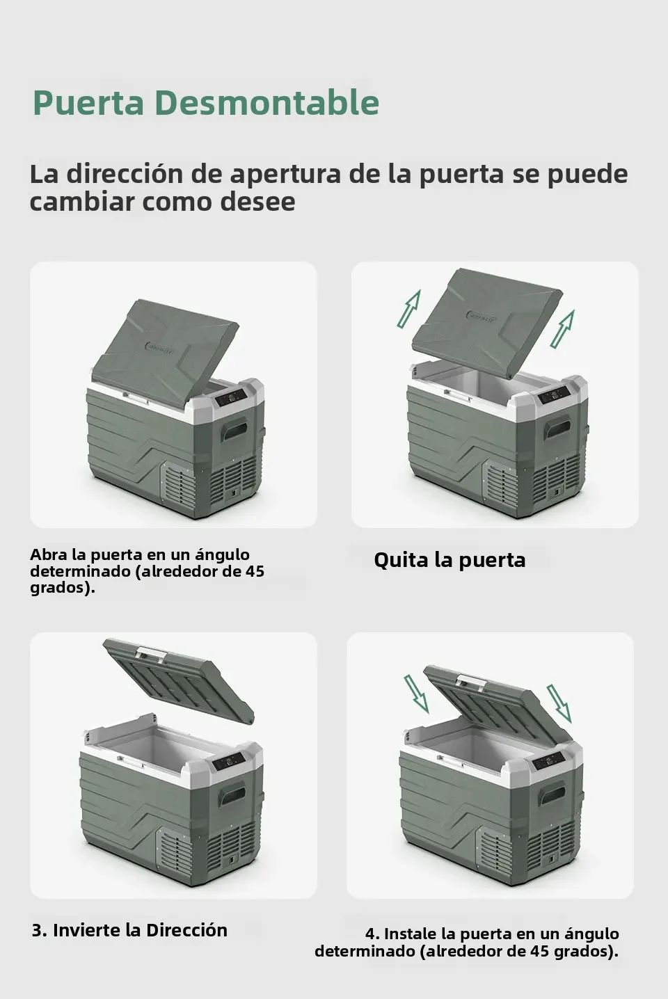 Nevera de compresor Alpicool NL para coche – 25, 35 o 45 L