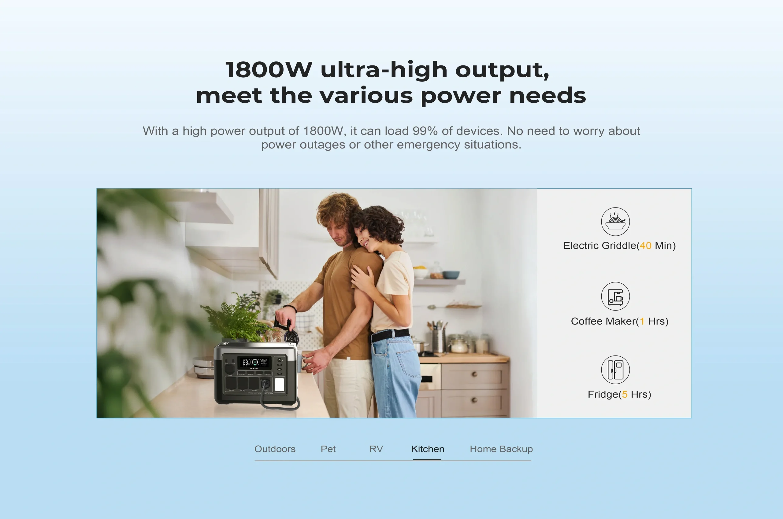 oukitel p1500e plus, estación de energía portátil, 1800 w de potencia de salida, generador solar lifepo4 de 1536 wh, generador solar portátil para acampar al aire libre, viajes en autocaravana, respaldo de energía de emergencia en el hogar y fuente de alimentación móvil. 4 oukitel p1500e plus, estación de energía portátil, 1800 w de potencia de salida, generador solar lifepo4 de 1536 wh, generador solar portátil para acampar al aire libre, viajes en autocaravana, respaldo de energía de emergencia en el hogar y fuente de alimentación móvil. 4
