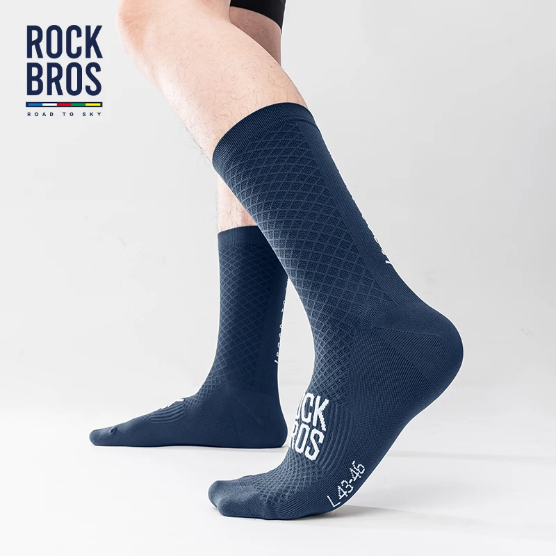calcetines deportivos rockbros road to sky, calcetines transpirables para ciclismo de montaña y carretera, alta elasticidad, absorción de impactos, un par de calcetines para bicicleta 5 Calcetines deportivos ROCKBROS ROAD TO SKY, calcetines transpirables para ciclismo de montaña y carretera, alta elasticidad, absorción de impactos, un par de calcetines para bicicleta 5