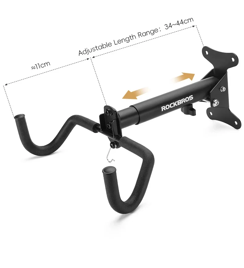 Soporte de pared para bicicleta ROCKBROS – Ajustable y reforzado Soporte de pared para bicicleta ROCKBROS – Ajustable y reforzado