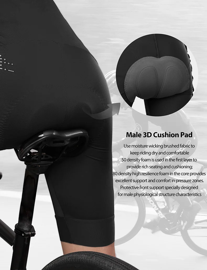 Conjunto de ciclismo INBIKE para hombre – Maillot y culotte de verano Conjunto de ciclismo INBIKE para hombre – Maillot y culotte de verano