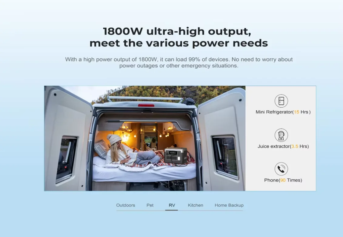 oukitel p1500e plus, estación de energía portátil, 1800 w de potencia de salida, generador solar lifepo4 de 1536 wh, generador solar portátil para acampar al aire libre, viajes en autocaravana, respaldo de energía de emergencia en el hogar y fuente de alimentación móvil. 5 oukitel p1500e plus, estación de energía portátil, 1800 w de potencia de salida, generador solar lifepo4 de 1536 wh, generador solar portátil para acampar al aire libre, viajes en autocaravana, respaldo de energía de emergencia en el hogar y fuente de alimentación móvil. 5