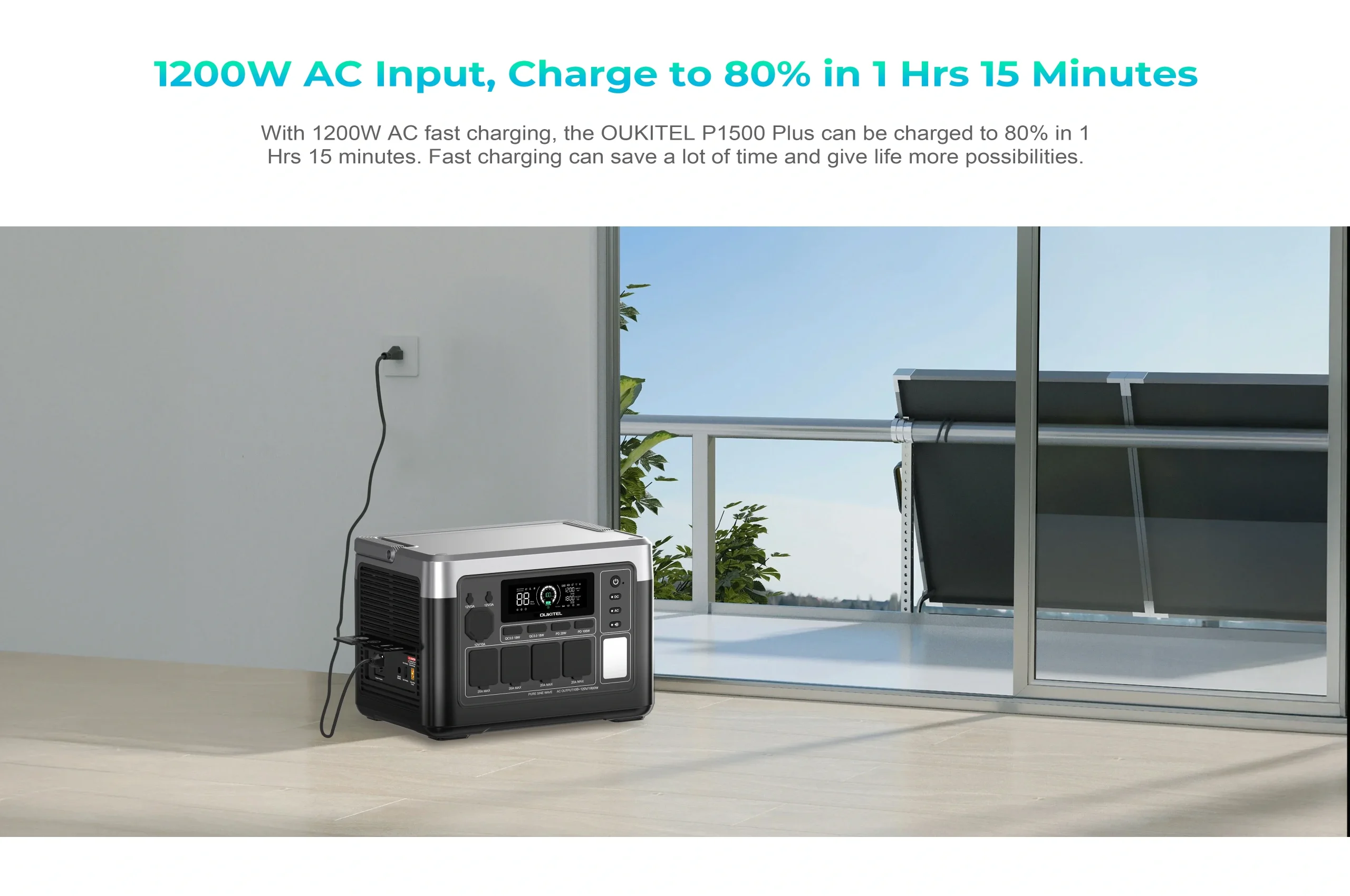 oukitel p1500e plus, estación de energía portátil, 1800 w de potencia de salida, generador solar lifepo4 de 1536 wh, generador solar portátil para acampar al aire libre, viajes en autocaravana, respaldo de energía de emergencia en el hogar y fuente de alimentación móvil. 3 oukitel p1500e plus, estación de energía portátil, 1800 w de potencia de salida, generador solar lifepo4 de 1536 wh, generador solar portátil para acampar al aire libre, viajes en autocaravana, respaldo de energía de emergencia en el hogar y fuente de alimentación móvil. 3