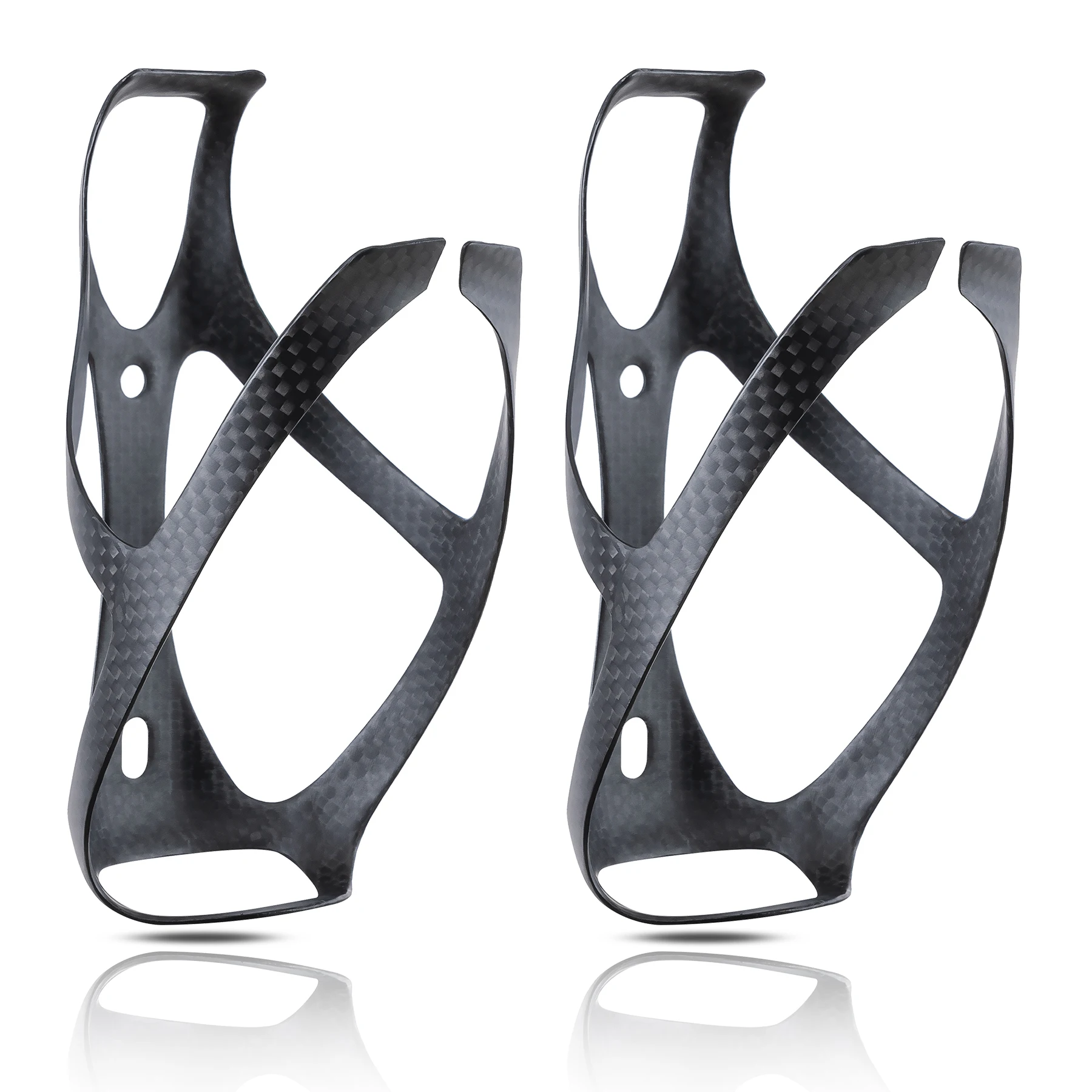 hualong sin logotipo 3k fibra de carbono bicicleta portabotellas mtb carretera grava bicicleta portabotellas jaulas negro mate, peso (19 1 HUALONG sin logotipo 3K fibra de carbono bicicleta portabotellas MTB carretera grava bicicleta portabotellas jaulas negro mate, peso (19 1