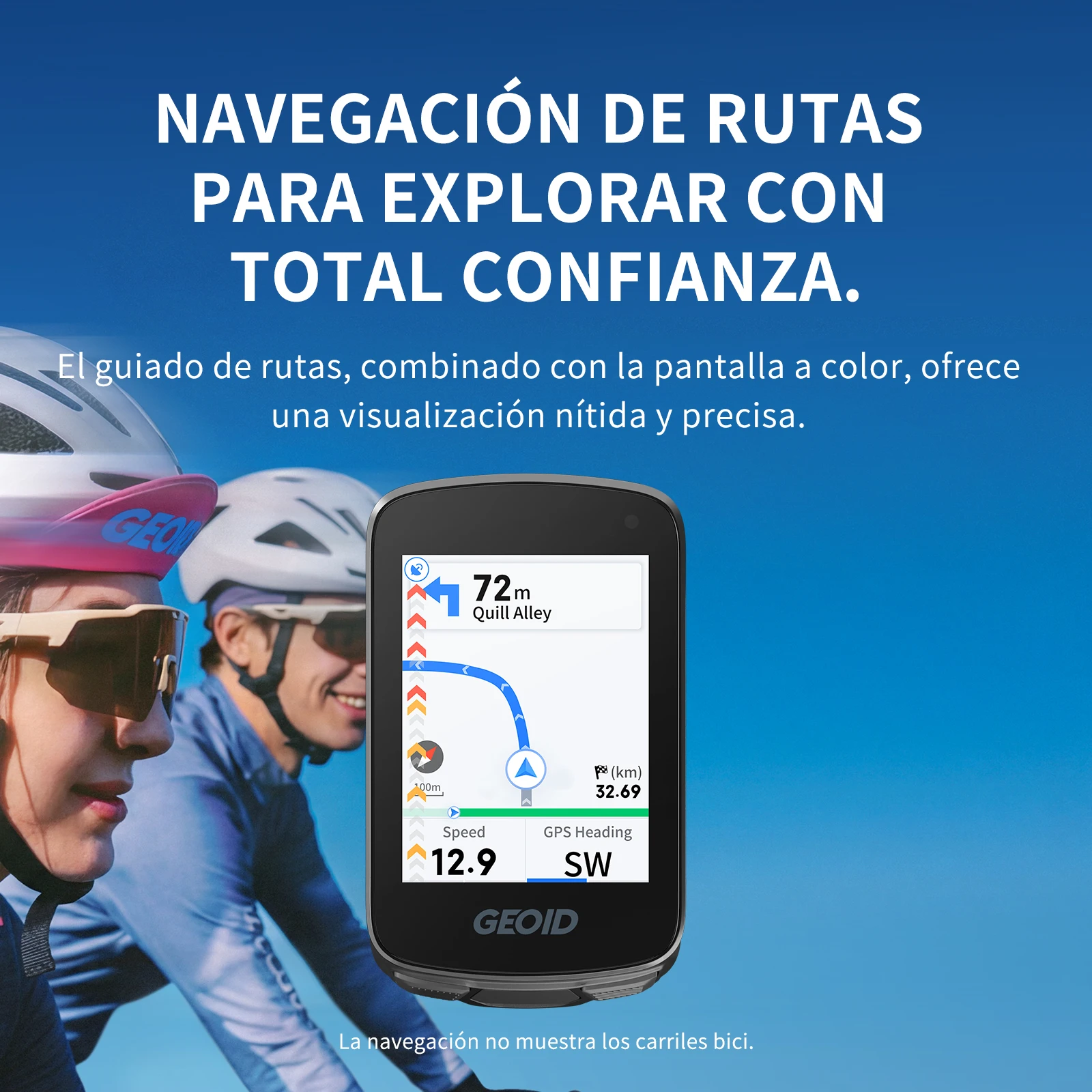 computadora para bicicleta con gps geoid cc700, pantalla a color, odómetro y velocímetro inalámbricos, resistente al agua ipx7, multilingüe 3 computadora para bicicleta con gps geoid cc700, pantalla a color, odómetro y velocímetro inalámbricos, resistente al agua ipx7, multilingüe 3