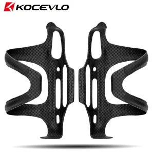 KOCEVLO-portabotellas de agua para bicicleta de carga lateral de carbono, soporte para botella de agua para bicicleta de montaña y carretera 1