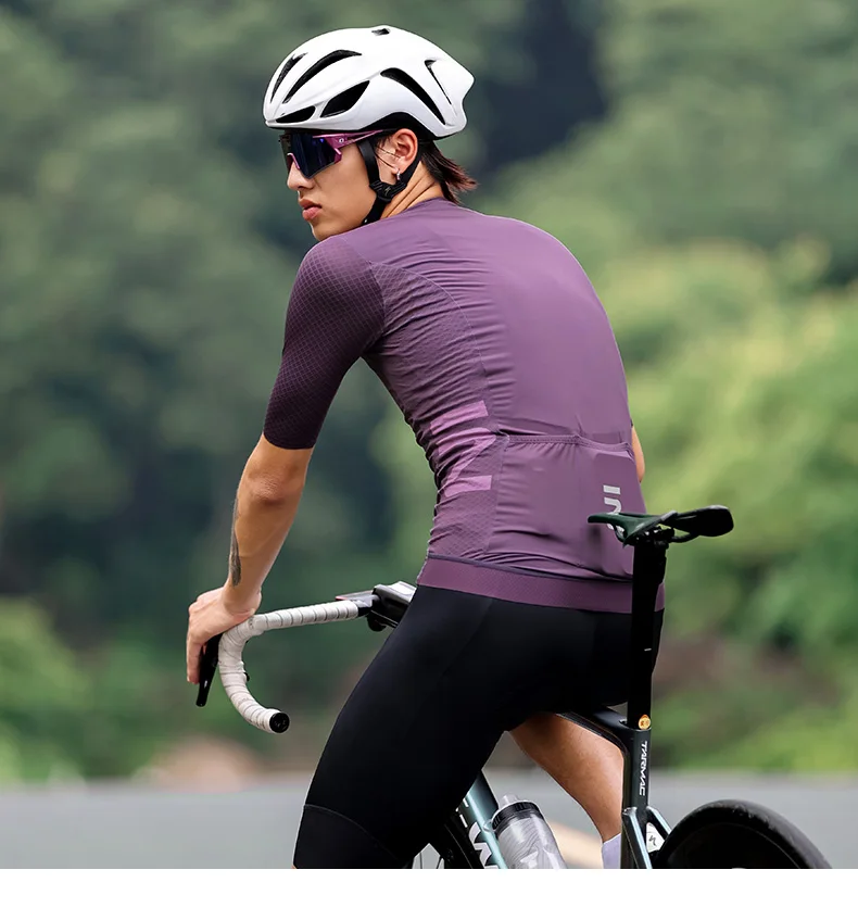 Conjunto de ciclismo INBIKE para hombre – Maillot y culotte de verano Conjunto de ciclismo INBIKE para hombre – Maillot y culotte de verano