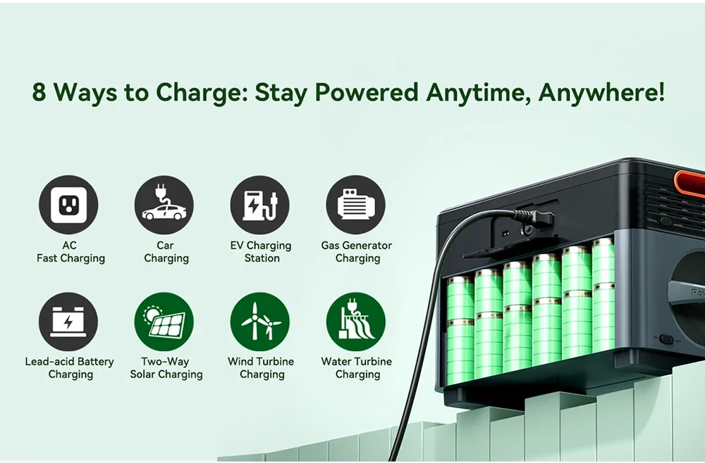 Estación de energía OSCAL PowerMax 2400 Pro – 2400 W y 2016 Wh ampliable Estación de energía OSCAL PowerMax 2400 Pro – 2400 W y 2016 Wh ampliable