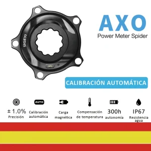 SIGEYI Potenciómetro Araña AXO para Bicicleta - Medidor de potencia para bici ROTOR SRAM SHIMANO CANNONDALE RACEFACE SPECIALIZED 1