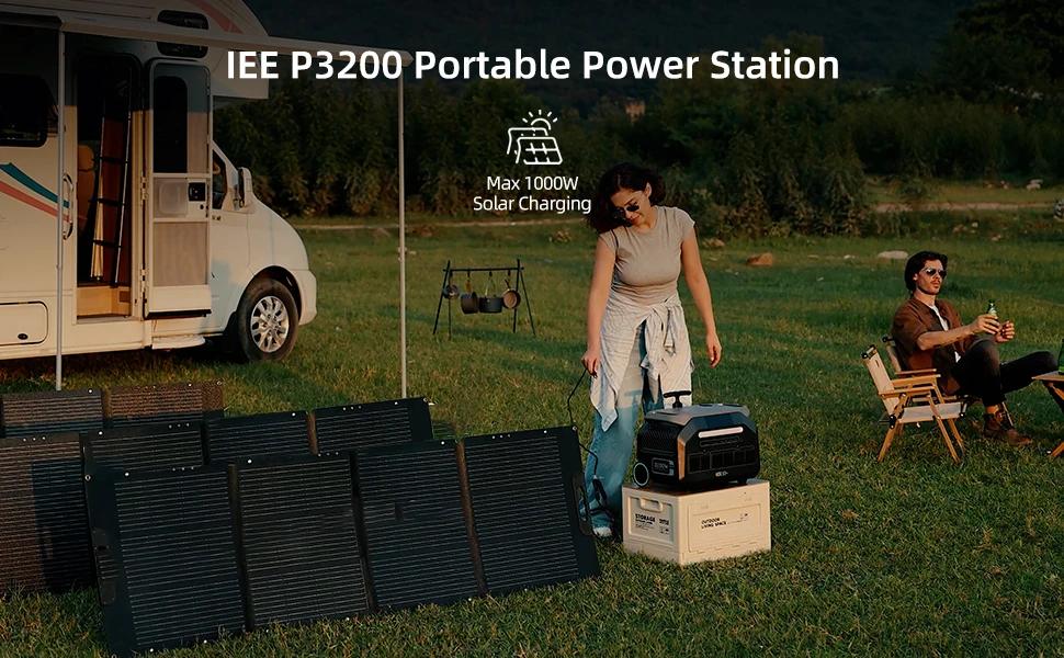 Estación de energía portátil IEE – 3200 W y 2048 Wh LiFePO4 Estación de energía portátil IEE – 3200 W y 2048 Wh LiFePO4