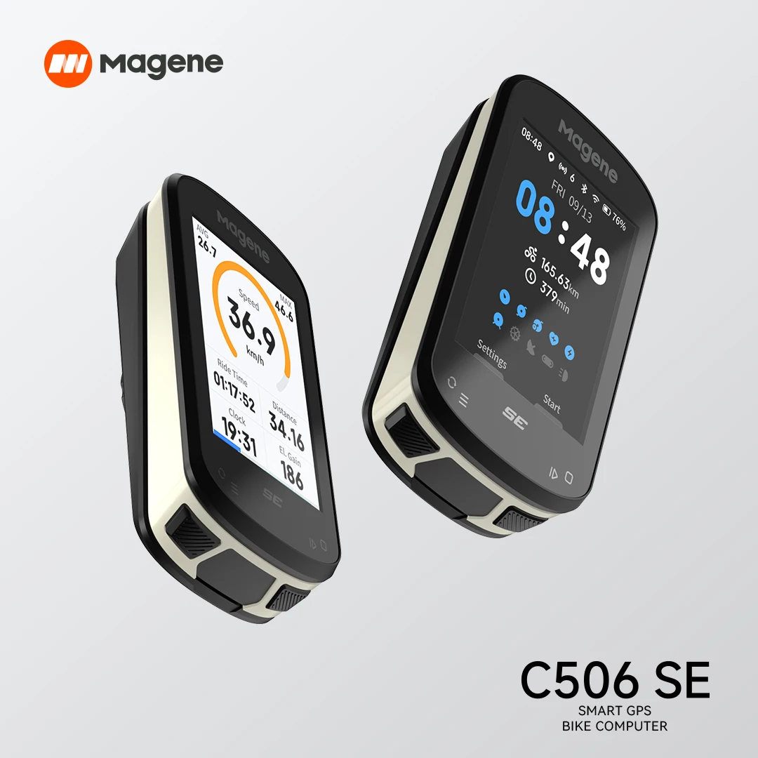 magene ordenador gps para bicicleta c506se, velocímetro inalámbrico con pantalla a color, odómetro, navegación impermeable, bluetooth, sensor ant 1 Magene-ordenador GPS para bicicleta C506SE, velocímetro inalámbrico con pantalla a Color, odómetro, navegación impermeable, Bluetooth, Sensor Ant 1