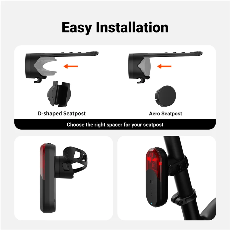 coospo tr70 luz trasera de radar luz trasera de bicicleta inteligente advertencia de freno ip67 luz trasera de ciclismo impermeable 7 modos de luz lámpara trasera 5 COOSPO TR70 luz trasera de Radar luz trasera de bicicleta inteligente advertencia de freno IP67 luz trasera de ciclismo impermeable 7 modos de luz lámpara trasera 5