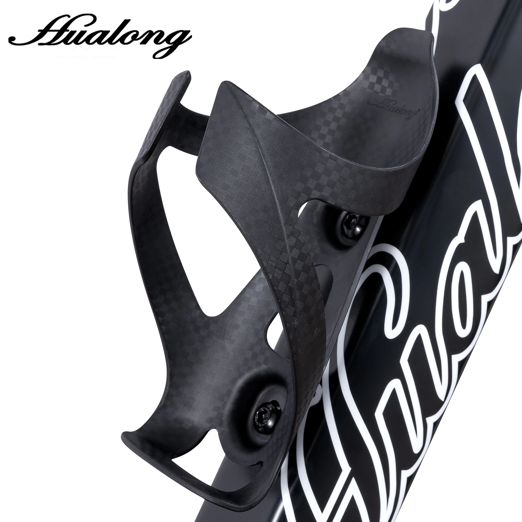 hualong portabotellas de nailon para bicicleta, soporte para botella de agua de fibra de carbono, para carretera, mtb, bicicletas de grava, botella de agua para bicicleta, taza de bebida ho 2 HUALONG-portabotellas de nailon para bicicleta, soporte para botella de agua de fibra de carbono, para carretera, MTB, bicicletas de grava, botella de agua para bicicleta, taza de bebida Ho 2