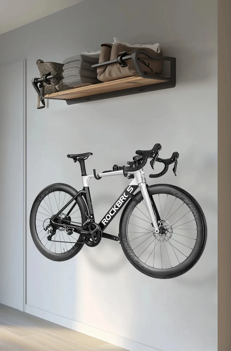 Soporte de pared para bicicleta ROCKBROS – Ajustable y reforzado Soporte de pared para bicicleta ROCKBROS – Ajustable y reforzado