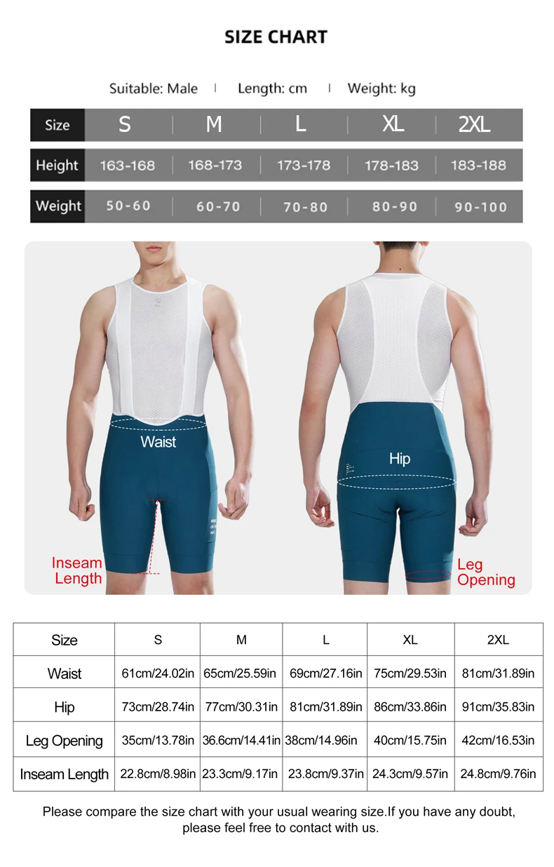 Culotte corto con tirantes INBIKE para hombre – Badana 3D Culotte corto con tirantes INBIKE para hombre – Badana 3D