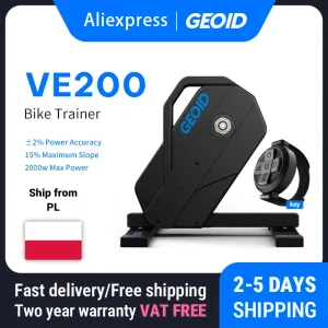Bicicleta de Entrenamiento Inteligente Geoid VE200 con Llave, para Bicicletas de Montaña y Carretera, con Wi-Fi, 2000W de Potencia, Entrenamiento de Ciclismo en Casa 1