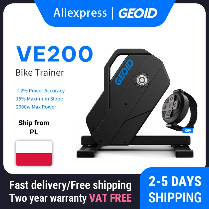 bicicleta de entrenamiento inteligente geoid ve200 con llave, para bicicletas de montaña y carretera, con wi fi, 2000w de potencia, entrenamiento de ciclismo en casa 1 Bicicleta de Entrenamiento Inteligente Geoid VE200 con Llave, para Bicicletas de Montaña y Carretera, con Wi-Fi, 2000W de Potencia, Entrenamiento de Ciclismo en Casa 1