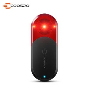COOSPO TR70 luz trasera de Radar luz trasera de bicicleta inteligente advertencia de freno IP67 luz trasera de ciclismo impermeable 7 modos de luz lámpara trasera 1