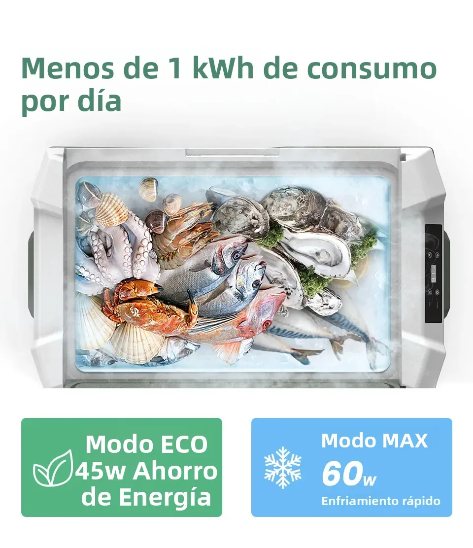 Nevera de compresor Alpicool NL para coche – 25, 35 o 45 L