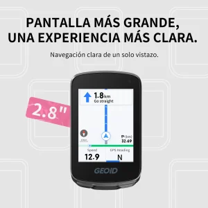 computadora para bicicleta con gps geoid cc700, pantalla a color, odómetro y velocímetro inalámbricos, resistente al agua ipx7, multilingüe 2