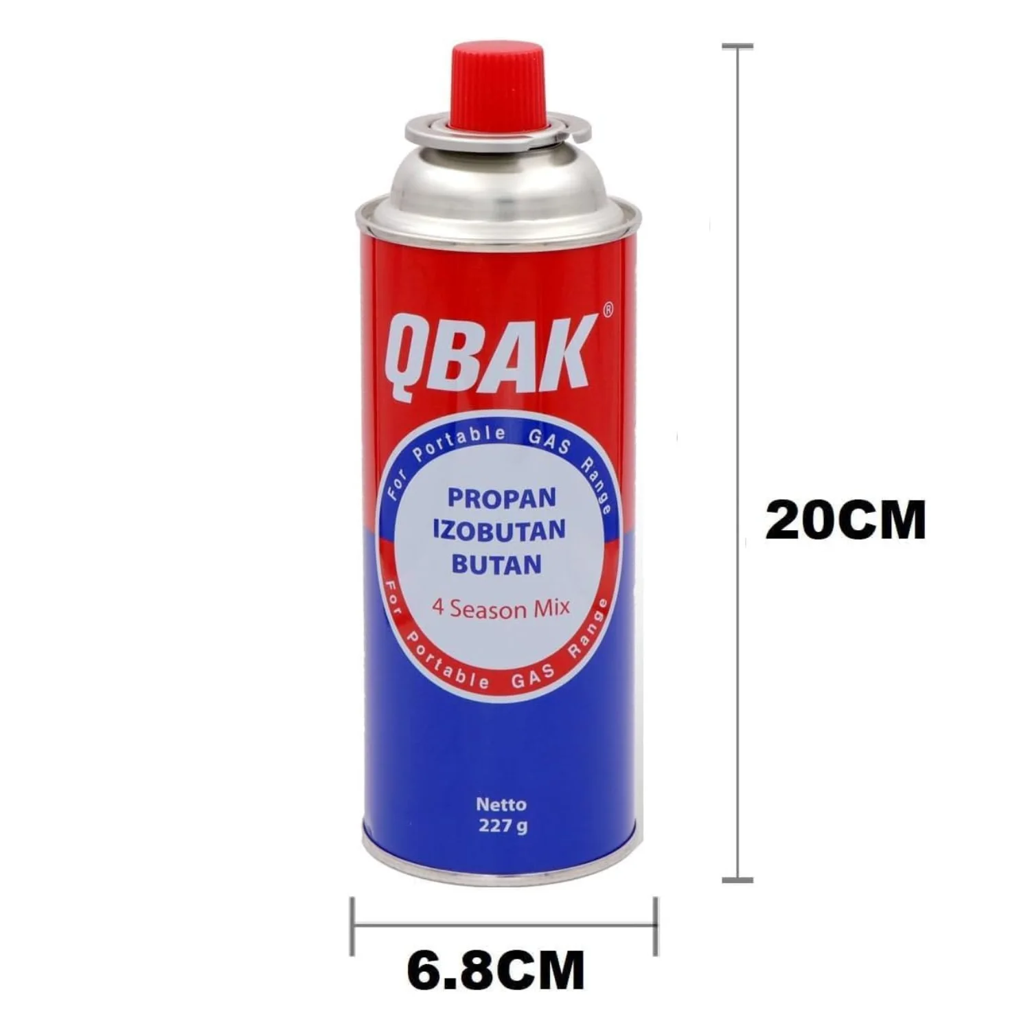 Pack 4 cartuchos de gas butano 277 g – Rosca EN417 Pack 4 cartuchos de gas butano 277 g – Rosca EN417