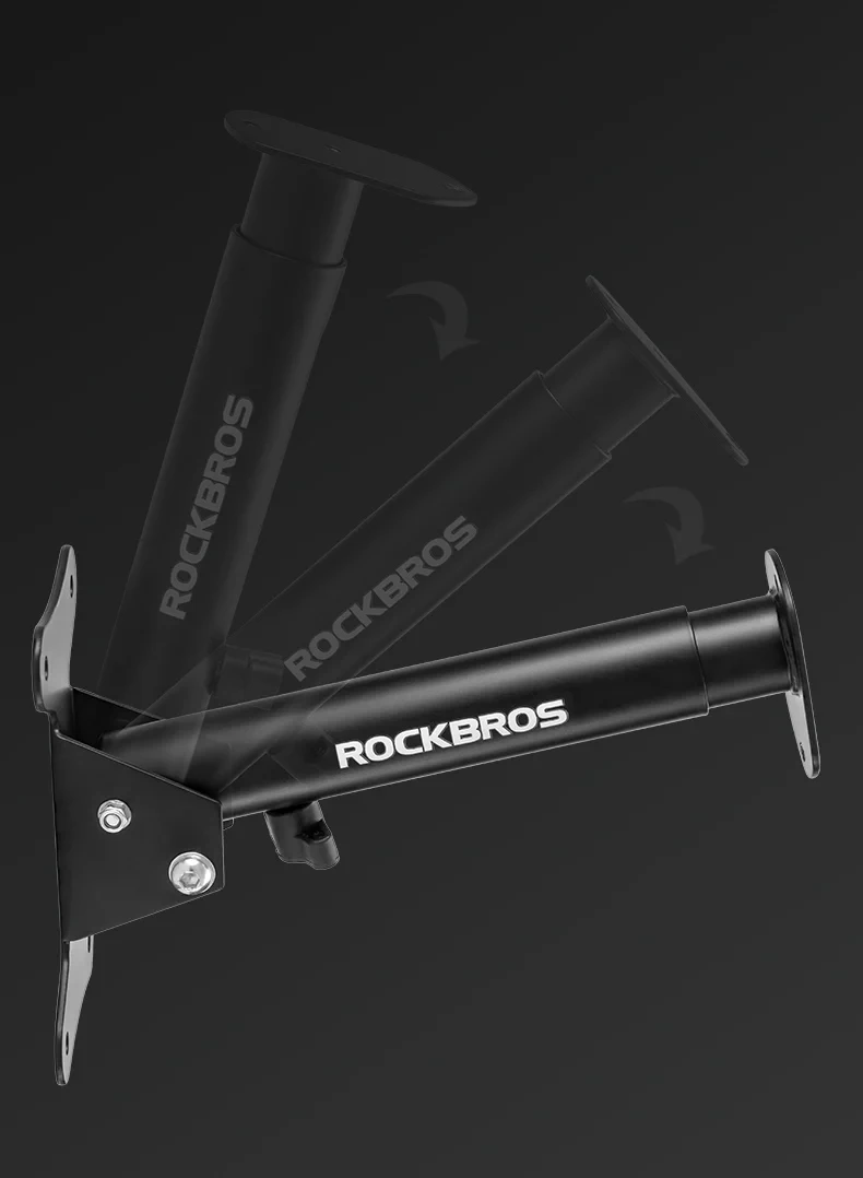 Soporte de pared para bicicleta ROCKBROS – Ajustable y reforzado Soporte de pared para bicicleta ROCKBROS – Ajustable y reforzado