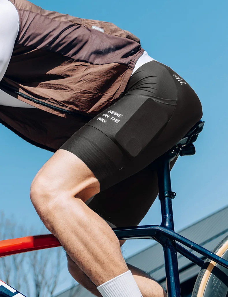 Conjunto de ciclismo INBIKE para hombre – Maillot y culotte de verano Conjunto de ciclismo INBIKE para hombre – Maillot y culotte de verano