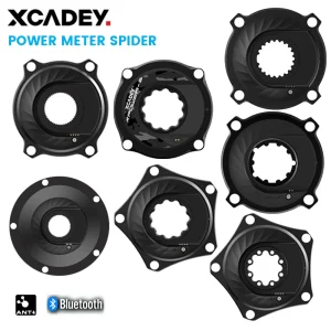 XCADEY Road MTB Bike Spider PowerMeter con base de sensor compatible con Shimano SRM ROTR RaceFace Easton Crank Chainring 104BCD 110BCD 1