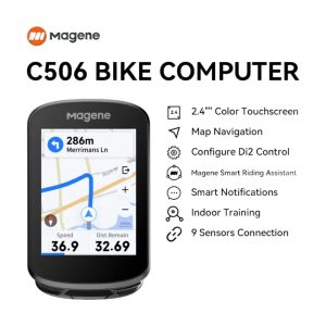 Ciclocomputador GPS Magene C506 – Pantalla táctil a color