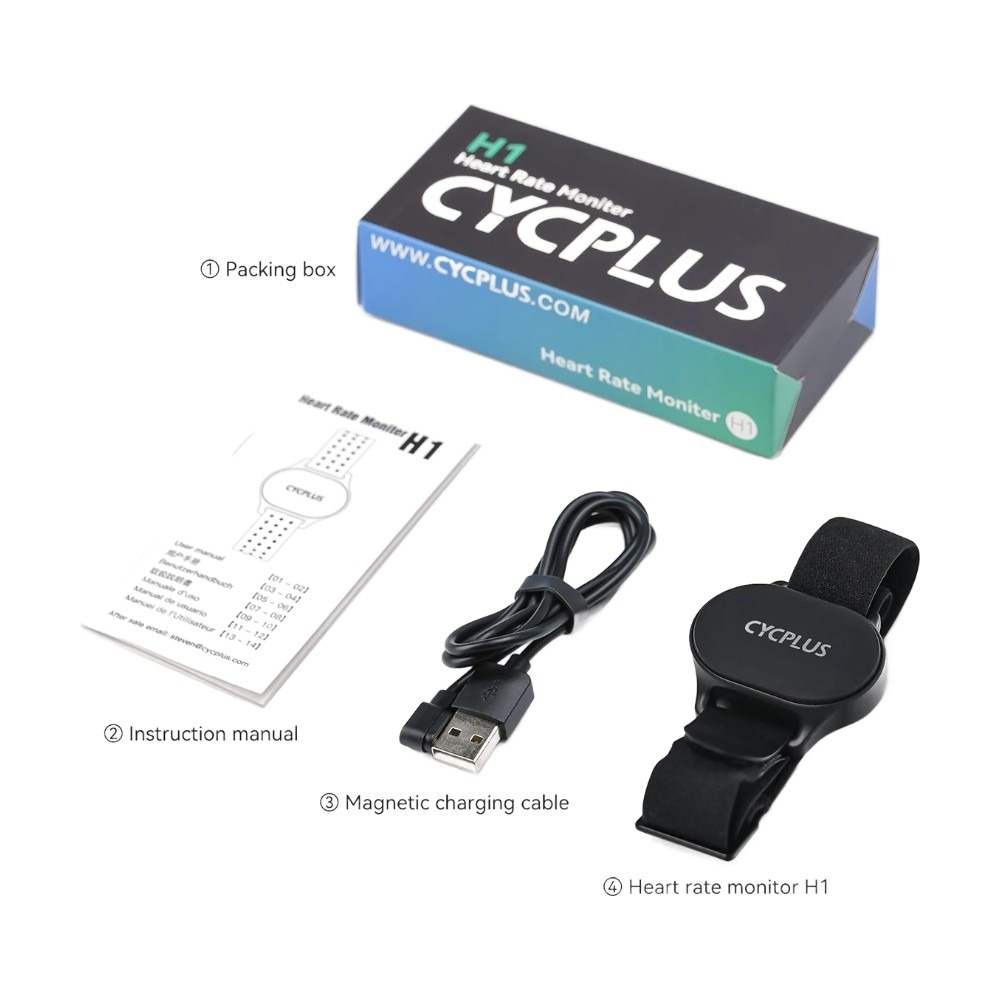 pulsometro cycplus brazo pecho 2 Pulsómetro CYCPLUS de brazo o de pecho